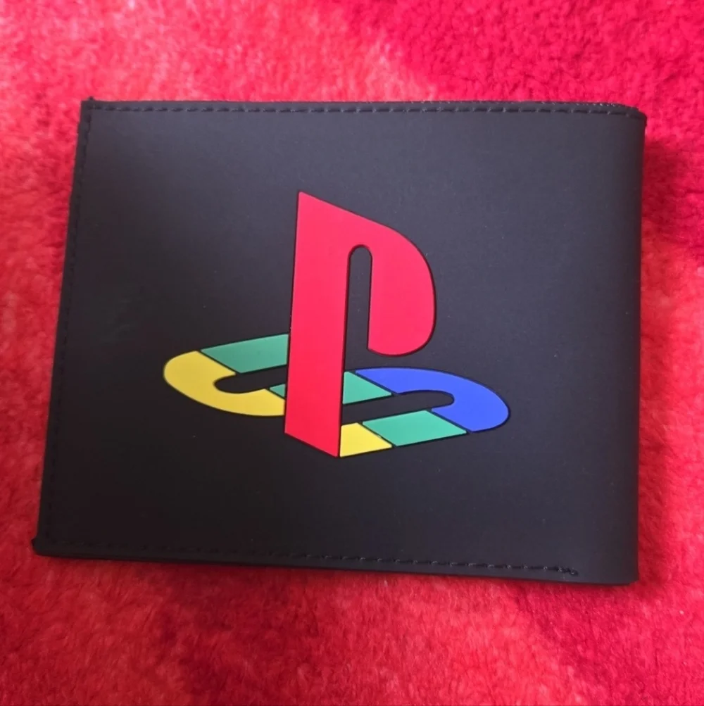 New Sony Playstation anime manga leather wallet